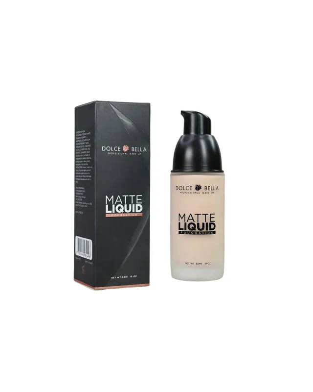 [7709146984498 (N1)] BASE LIQUIDA MATE TONO 1 DOLCE BELLA 30ml (4498)
