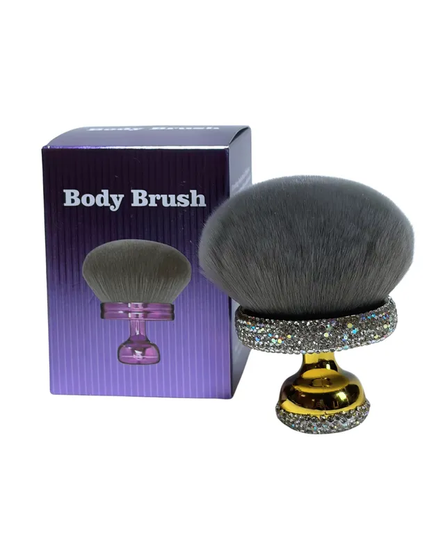 BLEDO / BROCHA DE LUJO TIPO HONGO CON CRISTALES BRUSH (2317)
