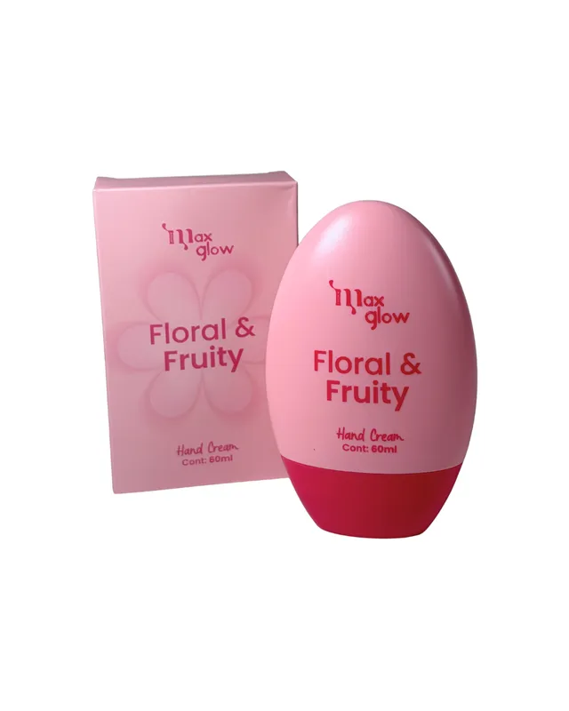 CREMA DE MANOS FLORAL & FRUITY MAXGLOW 60ml (1701)