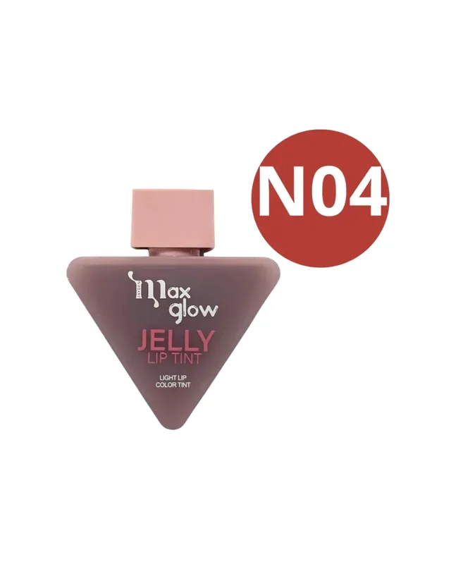 TINTA PARA LABIOS JELLY LIP TINT MAXGLOW  TONO 04 (1138)