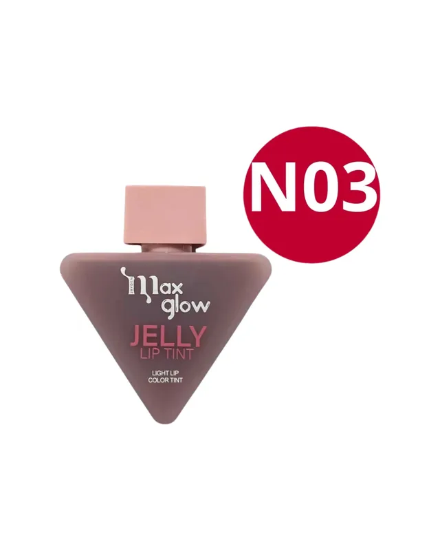 TINTA PARA LABIOS JELLY LIP TINT MAXGLOW  TONO 03 (1138)