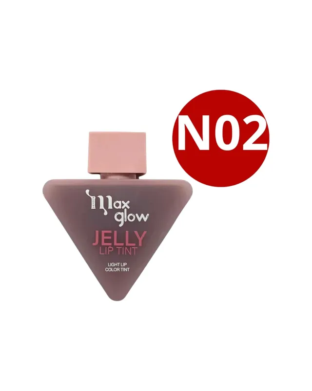 TINTA PARA LABIOS JELLY LIP TINT MAXGLOW  TONO 02 (1138)