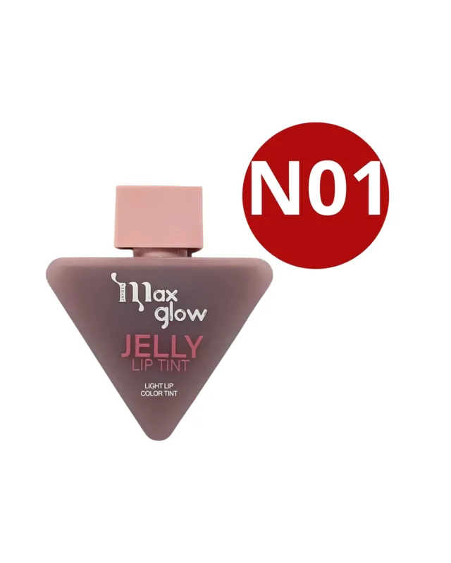 TINTA PARA LABIOS JELLY LIP TINT MAXGLOW  TONO 01 (1138)