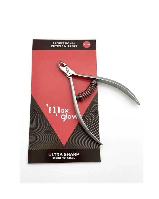 CORTACUTÍCULA PROFESIONAL CON RESORTE MAXGLOW 5MM (1211)