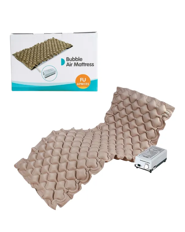 COLCHÓN ANTIESCARAS DE AIRE TIPO BURBUJA CON COMPRESOR MODELO FU APM125 (TI01)