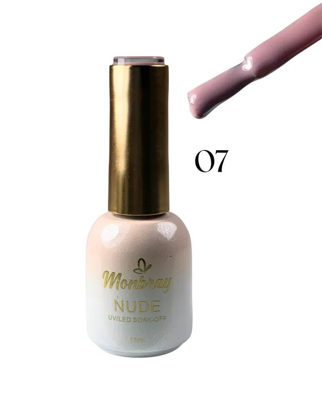 [7590253187670 (TONO 07)] ESMALTE SEMIPERMANENTE MONBRAY NUDE TONO 07 (7670)