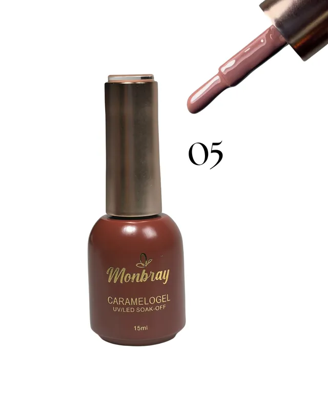 ESMALTE SEMIPERMANENTE MONBRAY CARAMELOGEL TONO 05 (8015)
