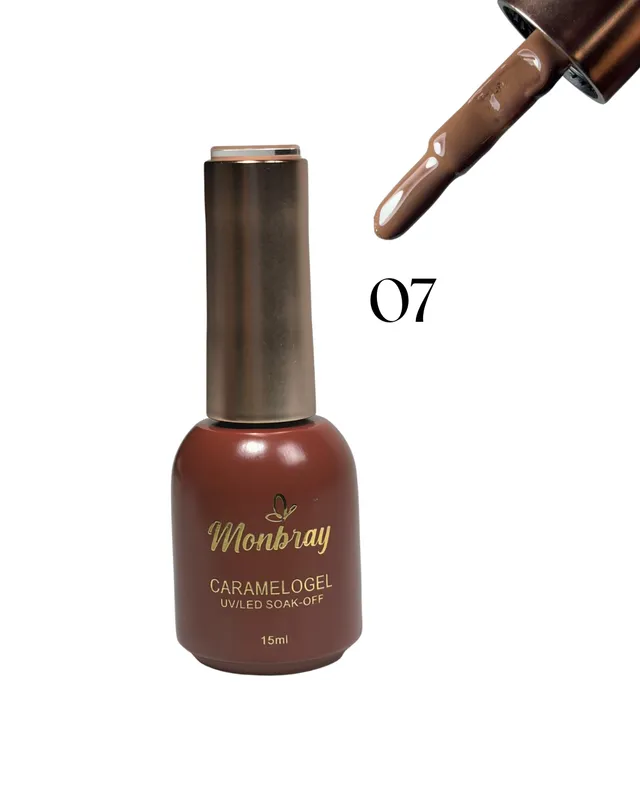 ESMALTE SEMIPERMANENTE MONBRAY CARAMELOGEL TONO 07 (8015)