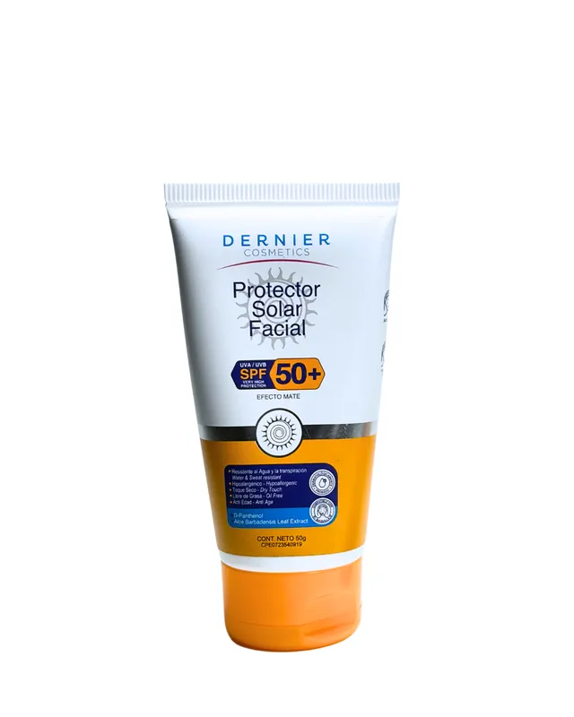 [7598084000960 (MATE)] DERNIER PROTECTOR SOLAR FACIAL EFECTO MATE SPF50+ 60ml (0960)