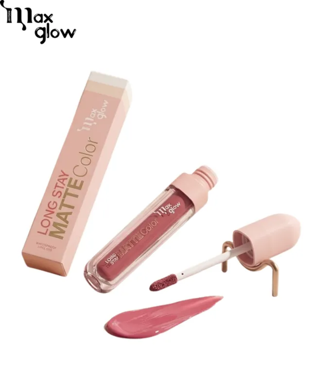 LABIAL LIQUIDO LONG STAY MATTE COLOR MAXGLOW TONO 01 (3119)