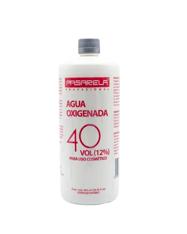 [7593723001575 (V40)] AGUA OXIGENADA PASARELA VOLUMEN 40 960CM (1575)