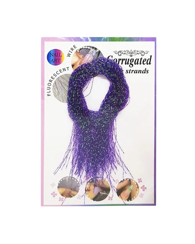 FIBRA LUMINOSA COLOR MORADO (2668)