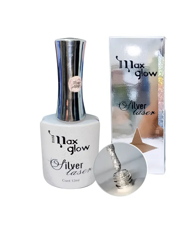 ESMALTE MAXGLOW SILVER 12ml (2091)