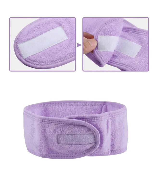 DIADEMA AJUSTABLE PARA SKIN CARE COLOR MORADO (0181)