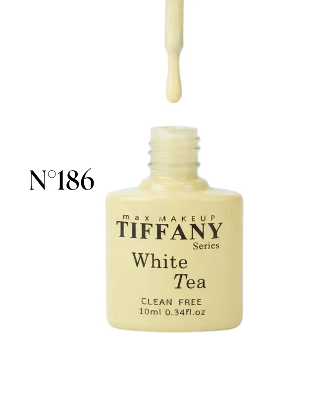 ESMALTE SEMI PERMANENTE 10ml TIFFANY WHITE TEA #186 (8166)