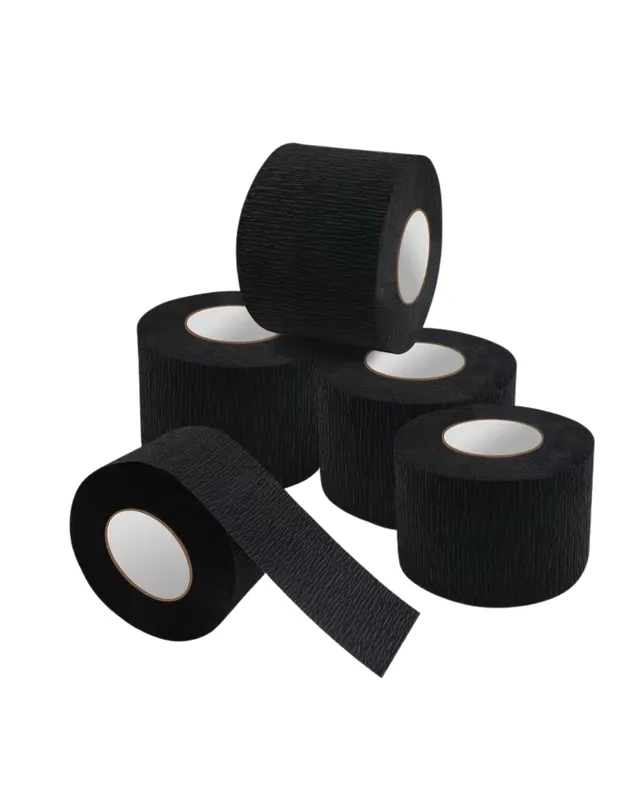 CUELLERA PARA BARBERIA X5ROLLOS NEGRO (0158)