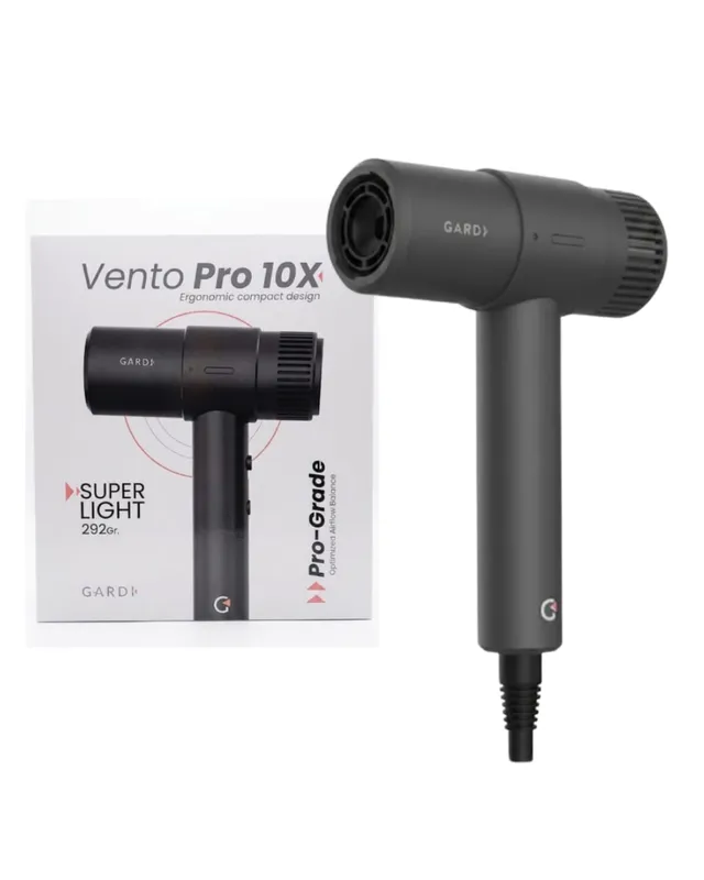 [6975930330705 (NEGRO)] GARDI VENTO PRO 10X SECADOR ERGONOMICO (0705)