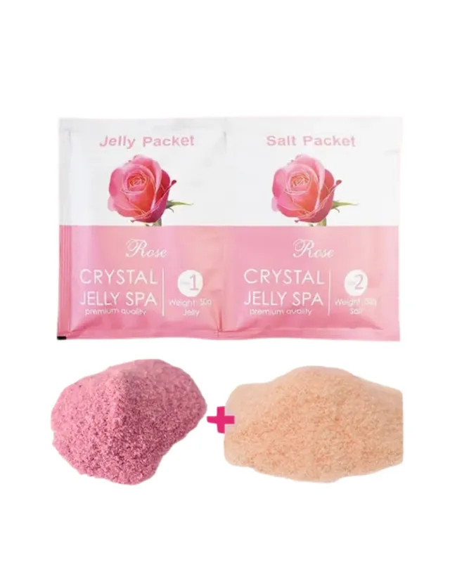 [NAILLE0129 (ROSE)] JELLY PACKET + SALT PACKET ROSE (129)