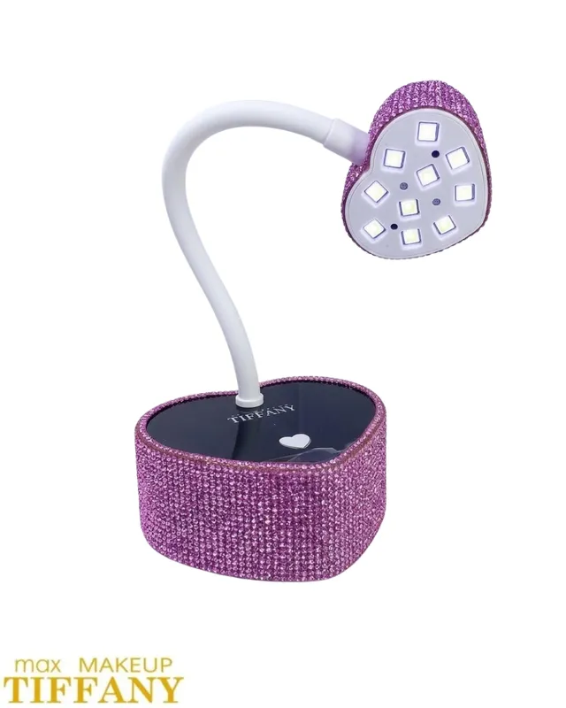 LAMPARA JELLY TIFFANY CON CRISTALES FUCSIA MMTS-J20 (2111)