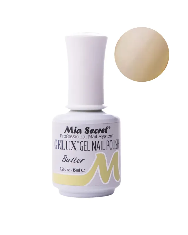 [842342117134 (BUTTER)] GELUX GEL NAIL POLISH BUTTER 15ml (7134)
