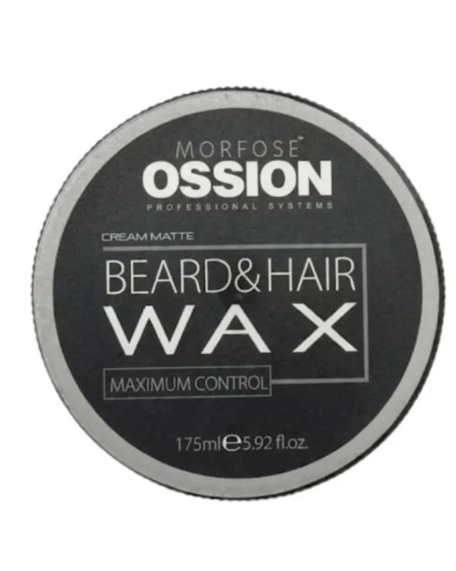 [8681701002931 (MAXIMUN CONTROL)] CERA OSSION MATTE BEARD&HAIR WAX MAXIMUN CONTROL PARA CABELLO Y BARBA  175ML (2931)