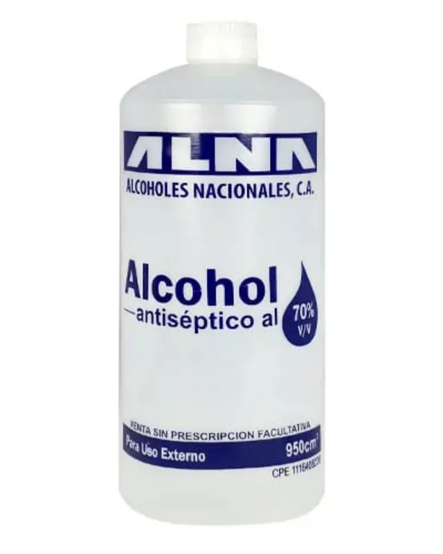 [ALCOHOL950] ALCOHOL ANTISEPTICO ALNA 70% 950cm (950)