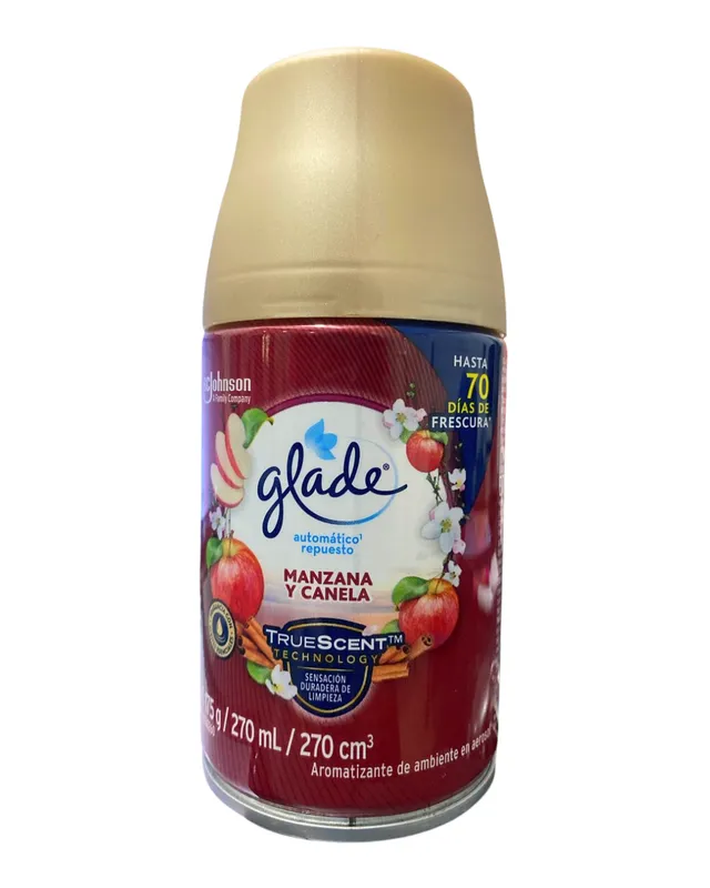 [7501032904982 (MANZANA Y CANELA)] GLADE REPUESTO AUTOMATICO MANZANA Y CANELA 270ML (4982)