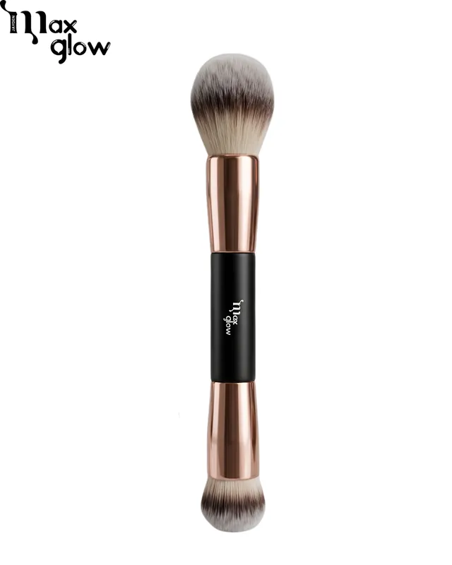 BROCHA DOBLE CONTOUR + POWDER MAXGLOW (8621)