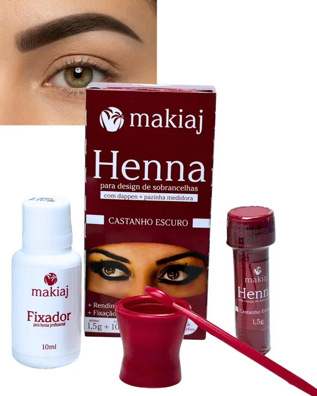 [7899506132932 (CASTAÑO OSCURO)] HENNA MAKIAJ CASTAÑO OSCURO 10ML (2932)
