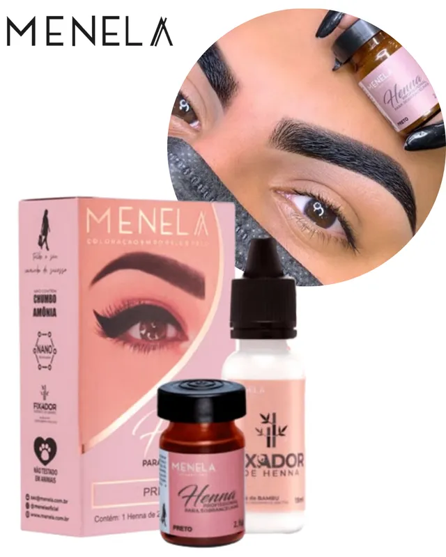 [7898965535469 (NEGRO)] HENNA MENELA NEGRO/PRETO 15ML (5469)