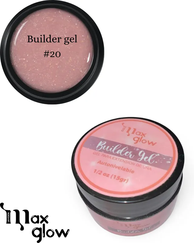BUILDER GEL AUTONIVELABLE MAXGLOW 15GR (TONO 20)