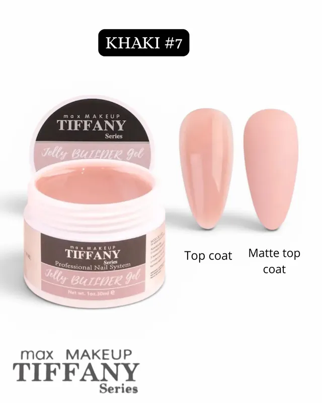 [6975592260252 (KHAKI #7)] JELLY BUILDER GEL TIFFANY KHAKI #7 30ML (0252)
