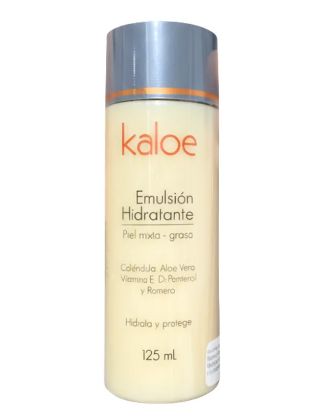 [7702678209893 (EMULSION)] EMULSION HIDRATANTE PIEL MIXTA - GRASA 125ML KALOE (0259)