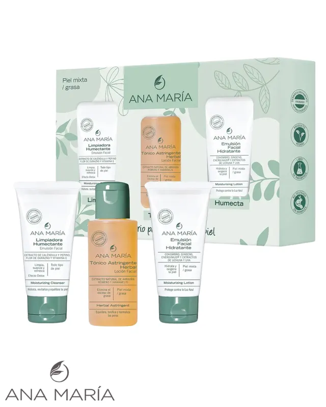 [7702678143104 (EQUILIBRANTE)] KIT CUIDADO FACIAL EQUILIBRANTE PIEL MIXTA/GRASA ANA MARIA (3104)