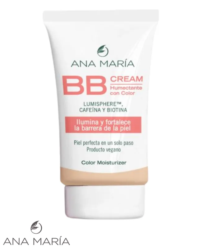 [7702678395220 (CLARO)] BB CREMA HUMECTANTE TONO CLARO 30G ANA MARIA (5220)