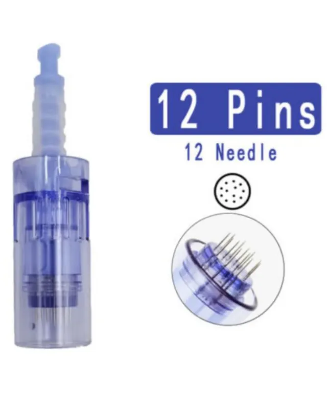 Aguja Derma pen 12P azul (0750)