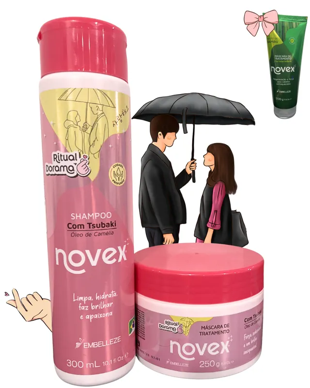[7896013508472(7896013508496)] COMBO NOVEX RITUAL DORAMA SHAMPOO 300ml, MASCARILLA 250g