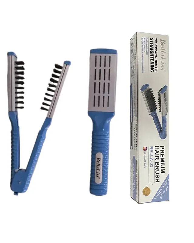 CEPILLO PARA PLANCHADO BELLALISS MODELO, BELLA-03 AZUL (2359)