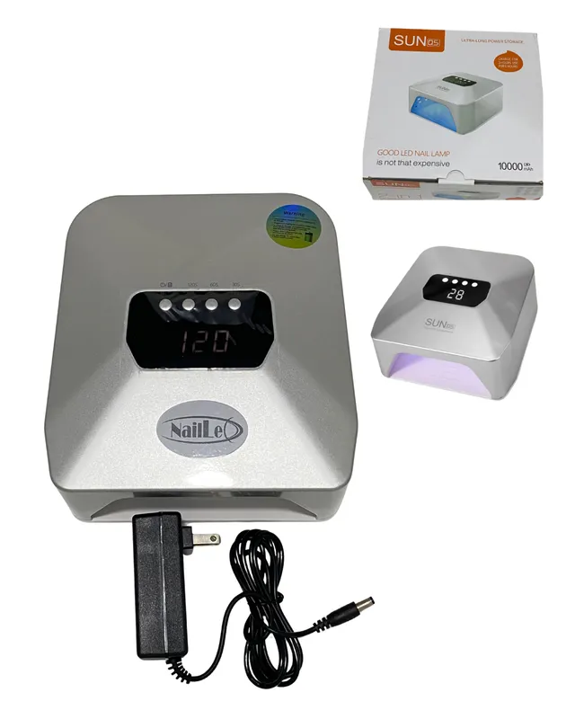 LAMPARA RECARGABLE LED 48W NAILLE MODELO (SUN Q5) 2 EN 1