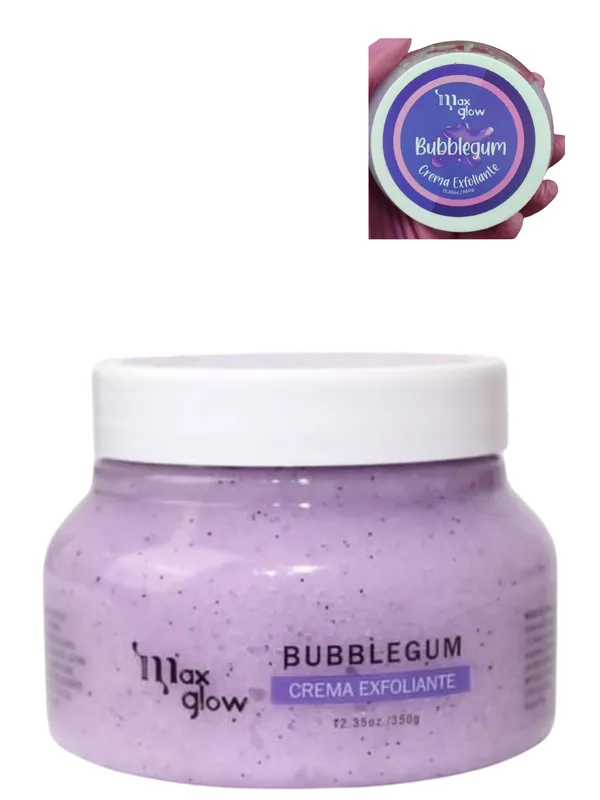 CREMA EXFOLIANTE BUBBLEGUM MAX GLOW cont.350g