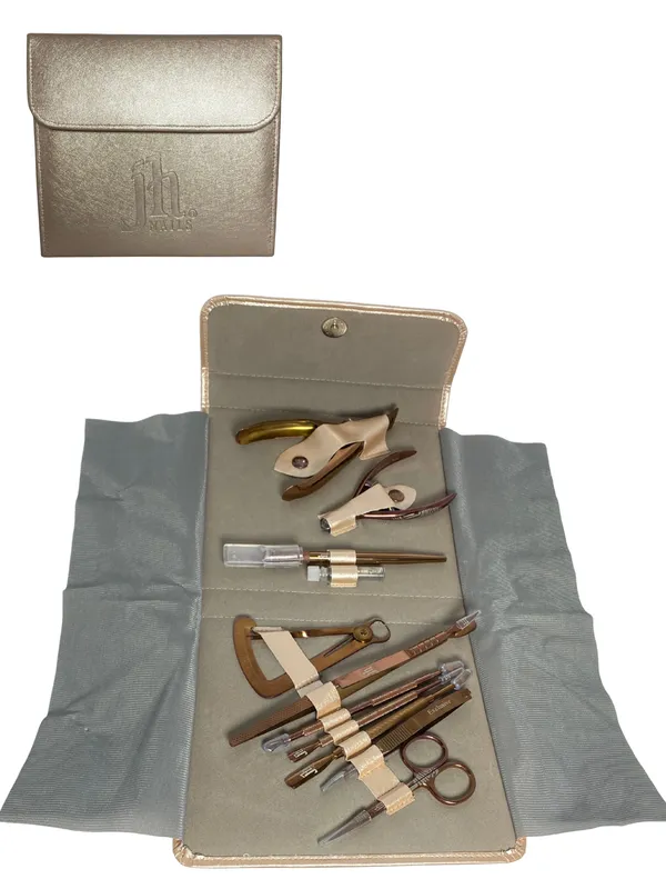 KIT DE HERRAMIENTAS NAILS ROSE GOLD JH