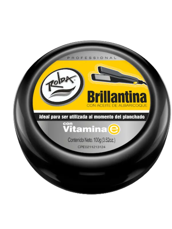 BRILLANTINA ROLDE CON ACEITE DE ALBARICOQUE con vitamina c, cont.100g