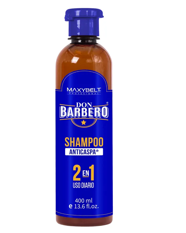 DON BARBERO SHAMPOO ANTICASPA  2en1 USO DIARIO  cont.400ml
