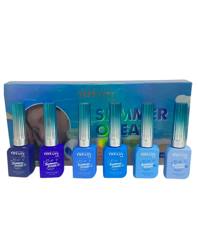 COLECCIÓN SUMMER OCEAN GEL POLISH TIFFANY new color