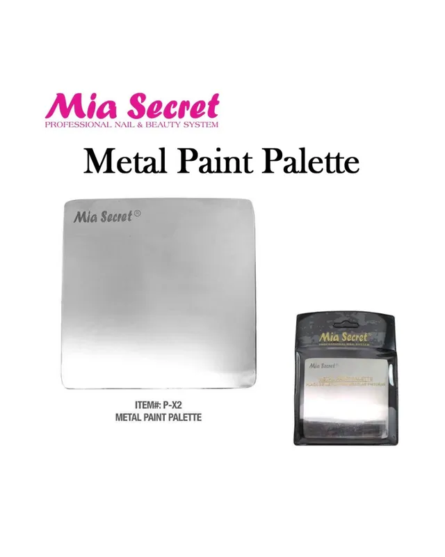PLACA DE METAL PARA MEZCLAR PINTURAS MIA SECRET