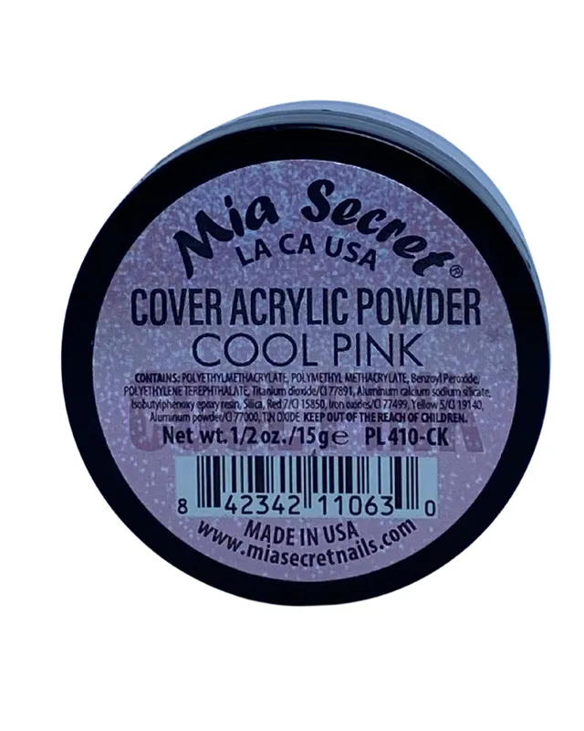 COVER ACRYLIC POWDER MIA SECRET COOL PINK cont.15g