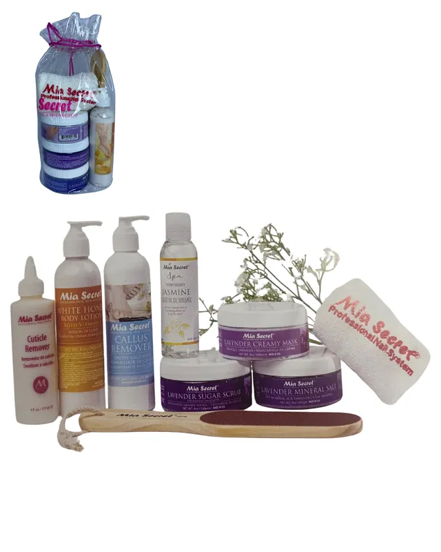 KIT SPA LAVANDA 9 PIEZAS MIA SECRET