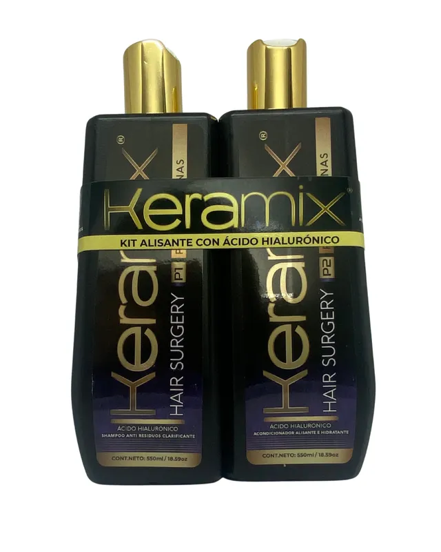 KIT ALISANTE CON ACIDO HIALURONICO KERAMIX PASO 1 Y PASO 2