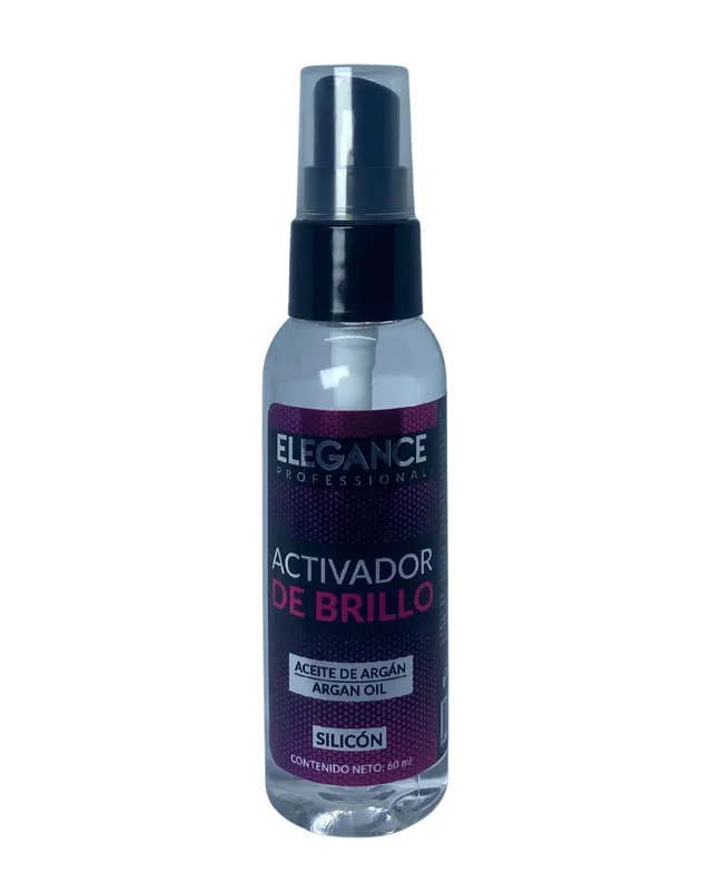 ACTIVADOR DE BRILLO aceite de argan  SILICON ELENGANCE professional cont.60ml