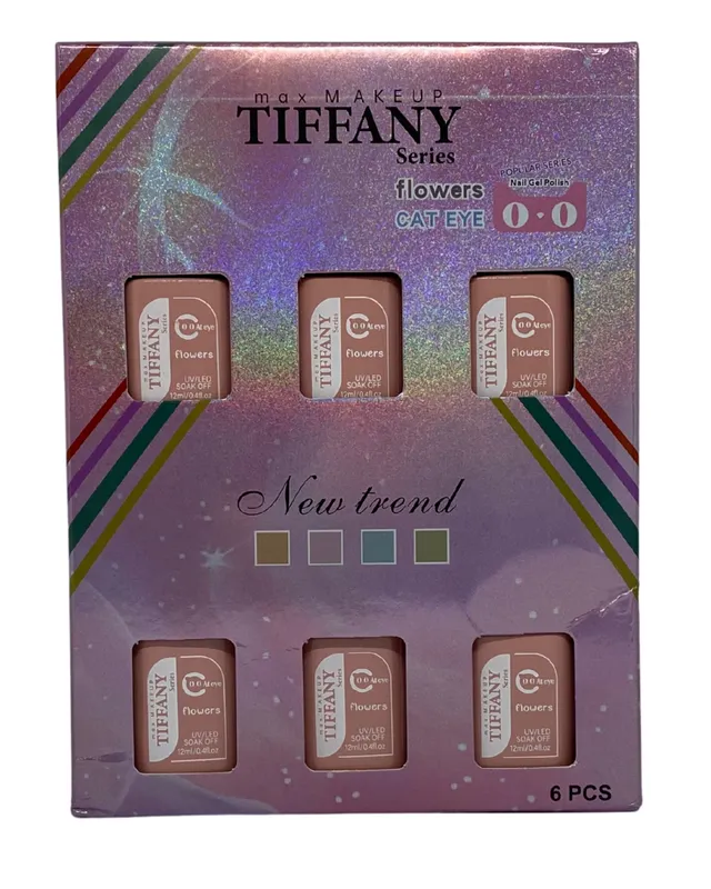 COLECCION CAT EYE FLOWERS TIFFANY, 6 UNIDADES